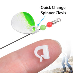Black quick-change spinner clevis - 100pcs