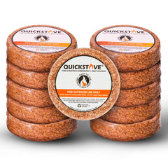 QuickStove fire starters 10-pack ready for camping and emergencies