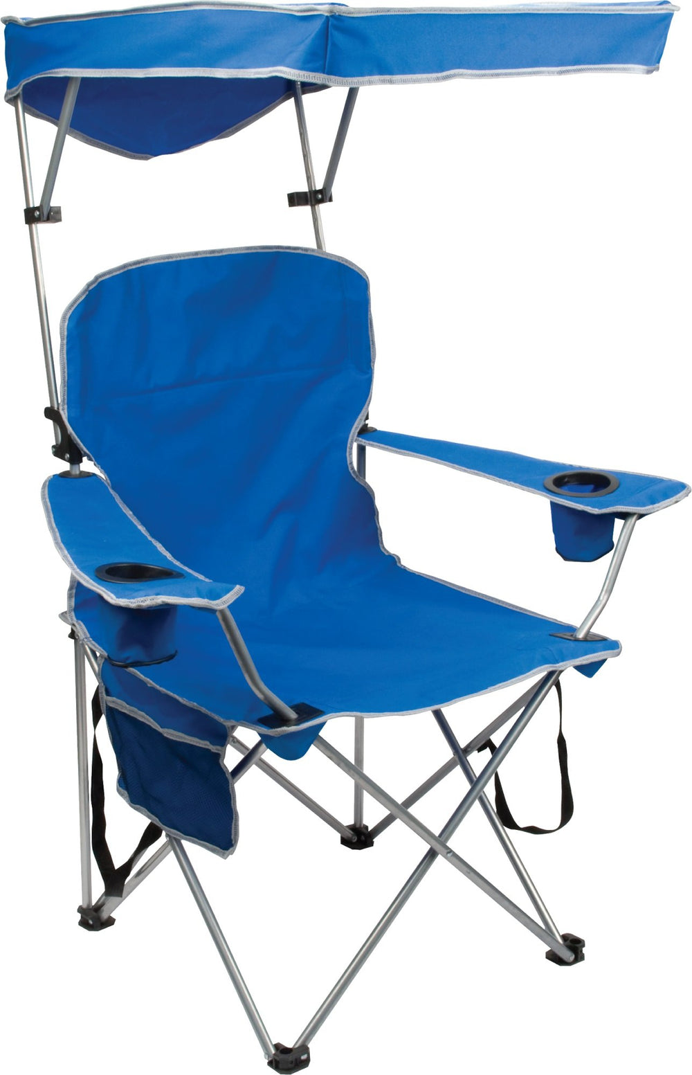 Quik Shade full size shade chair canopy in adjustable sun protection action
