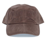 Quint Fishing Hat Cap Canvas 5-Panel Brown - front view