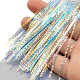 Quintathletic 3pack lateral scale strands add dazzling flash for saltwater flies.