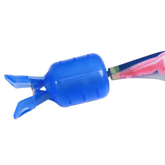 Quintathletic durable plastic hook caps guard points during transport