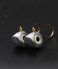 Quintathletic gold-plated hook point for strong, reliable hooksets in ajing