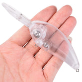 Quintathletic minnow lure blank with large lip enables deep diving in saltwater.