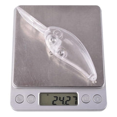 Quintathletic transparent body for DIY lure painting and personalization.