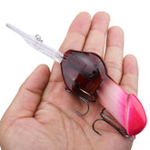 Quintathletic minnow rattling wobbler deep-diving lure for trolling success