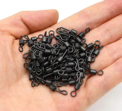 Quintathletic Q-shaped swivel quick-change design enables rapid lure swaps.