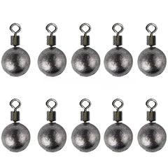 Quintathletic 1/8 oz sinker with eye ring for quick rigging and depth control.