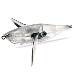 Quintathletic topwater popper blank 4.7-inch ready for customization to attract bass