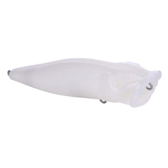 Quintathletic unpainted popper blank ideal for multi-color lure experiments