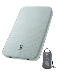 QUNATURE 4inch pad with thick foam for plush, all-season camping comfort