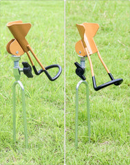 360-degree rotatable rod holder angle adjustment