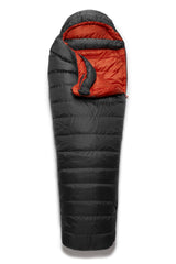 Rab Ascent Down Sleeping Bag mummy shape, roomy fit for comfortable sleep