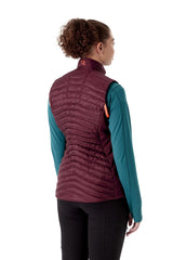 Rab Cirrus Flex 2.0 Vest side panels highlight mobility during climbing.