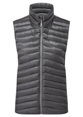 Rab Cirrus Flex Vest front view, lightweight warmth for hiking and climbing.