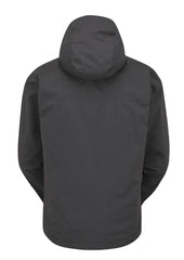 Rab Downpour Light Jacket Anthracite worn during city-to-trail hikes in rain.