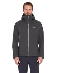 Rab Downpour Light Jacket Proflex 2.5-layer breathes while staying waterproof.