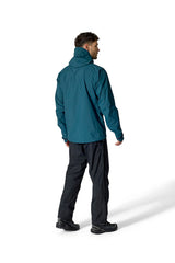 Rab Downpour Mountain Pants gusseted knee detail enables freedom of movement on rough terrain