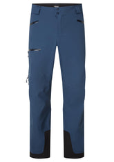 Rab Khroma Kinetic pants display waterproof outer fabric for rugged backcountry protection.