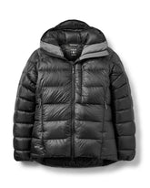 Rab Womens Mythic Ultra Jacket front view for ultralight warmth on alpine climbs