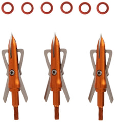 Rage Crossbow X broadhead blades deployed in flight for reliable expansion