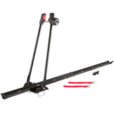 Rage Powersports Elevate rack overview showing secure single-bike transport.