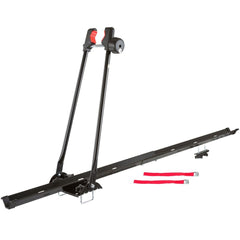 Rage Powersports Elevate rack overview showing secure single-bike transport.