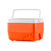 RAHBER small cooler with lid open for quick access on camping trips