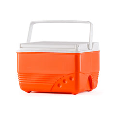 RAHBER small cooler with lid open for quick access on camping trips