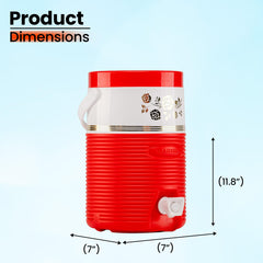 RAHBER compact travel-friendly cooler designed for on-the-go hydration