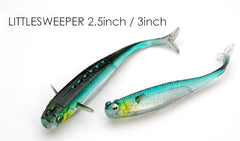 Raid Japan Little Sweeper Fishtail Design highlights subtle motion and baitfish imitation.