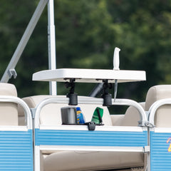Railblaza Bait Board mounts with StarPorts, SidePorts, or RailMounts.