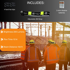 Railhead Gear KE-HL100 adjustable band secures for overhead tasks