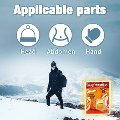 Rainbow Hand Warmers activation steps, heat begins in minutes for outdoor comfort