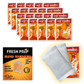 Rainbow Hand Warmers package open, 20-pack for on the go warmth
