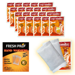Rainbow Hand Warmers package open, 20-pack for on the go warmth