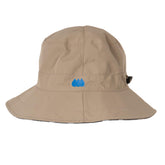 Rainraps Raincap women's bucket hat in camel delivers sun protection and water resistance for outdoor wear.