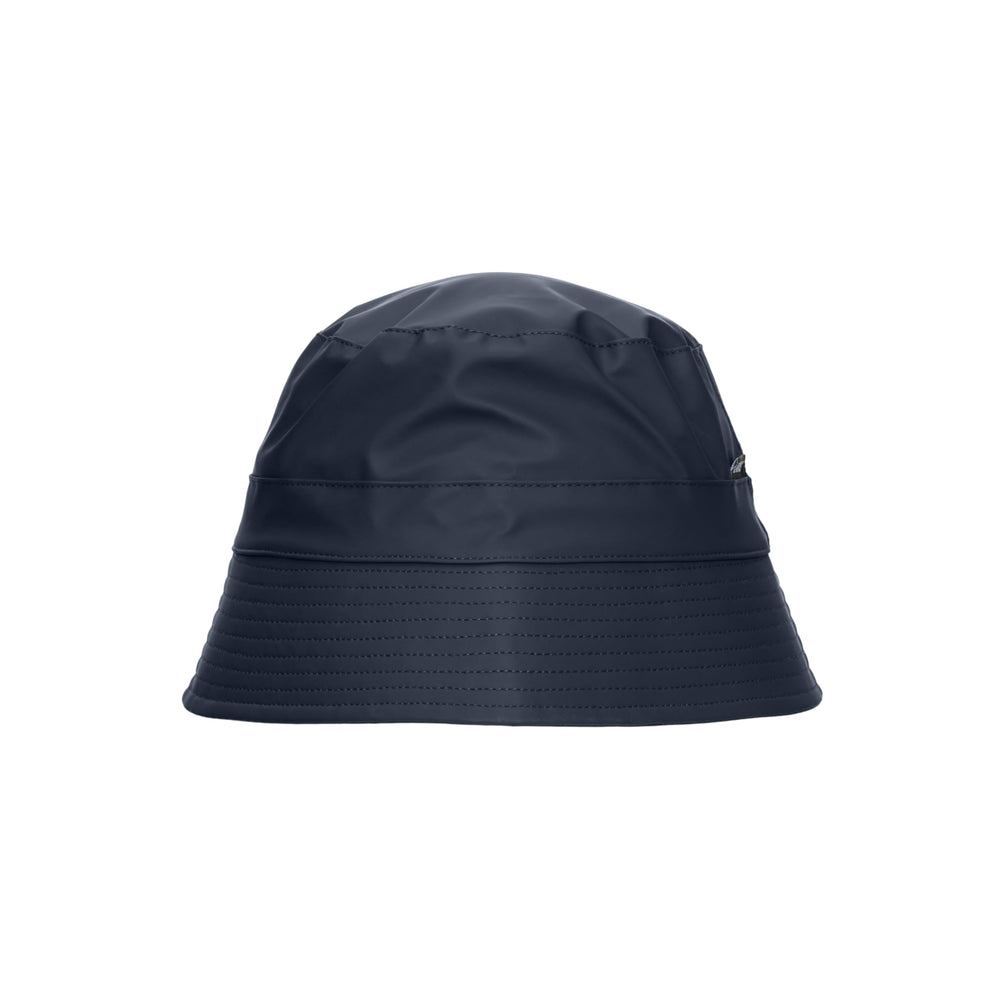 Rains navy bucket hat, waterproof and breathable for everyday use.