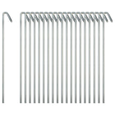 Ram-Pro tent stakes heavy-duty metal for secure outdoor anchoring.