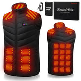 Ramarmro heated vest front view with 26-zone warmth for all-day comfort