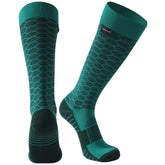 RANDY SUN Ocean knee-high socks front view, waterproof performance for outdoor hikes