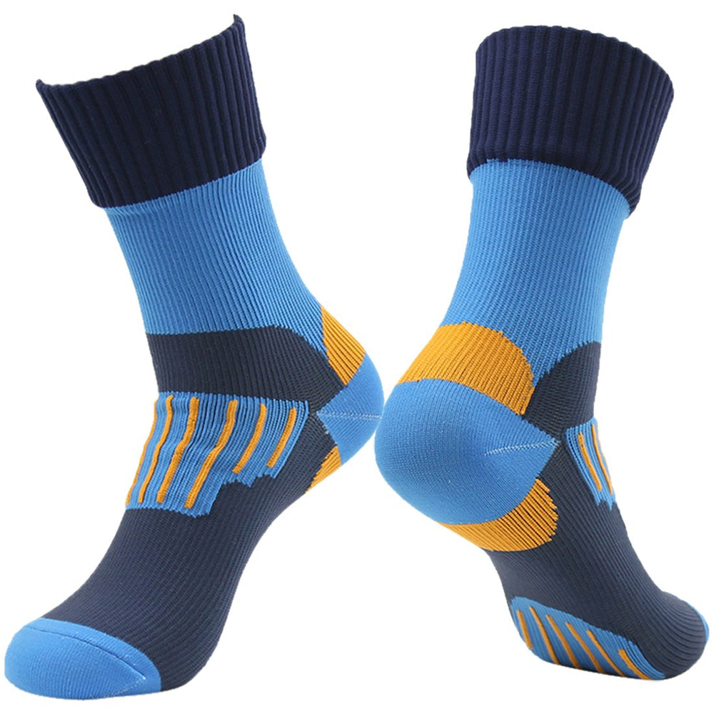 RANDY SUN waterproof running socks women's crew top view show all-day comfort on runs