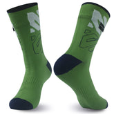 RANDY SUN waterproof socks green side-view for rugged outdoor comfort.