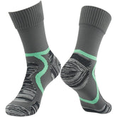 RANDY SUN waterproof hiking socks top view showing breathable three-layer membrane for dry feet.