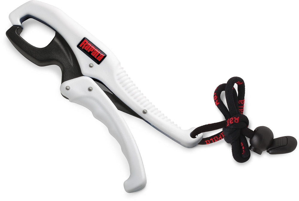 Rapala 9-inch Floating Fish Gripper white and black - front view