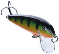 Rapala Countdown balsa construction close-up emphasizes lightweight lure for longer casts.