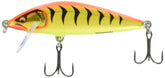 Rapala Countdown Elite 75 Gilded Hot Tiger lure, front view, realistic minnow profile for steady action.