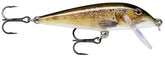 Rapala Countdown lure with two No. 5 hooks enables precise depth targeting for trolling.