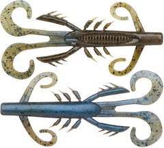 Rapala CrushCity Hedgehog bait in green pumpkin blue pearl, great for finesse rigs and heavy cover hits
