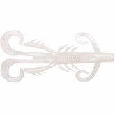 Rapala CrushCity Hedgehog soft plastic 4in pearl white highlights compact bass-ready action.